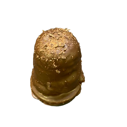 Flødebolle med chokolade